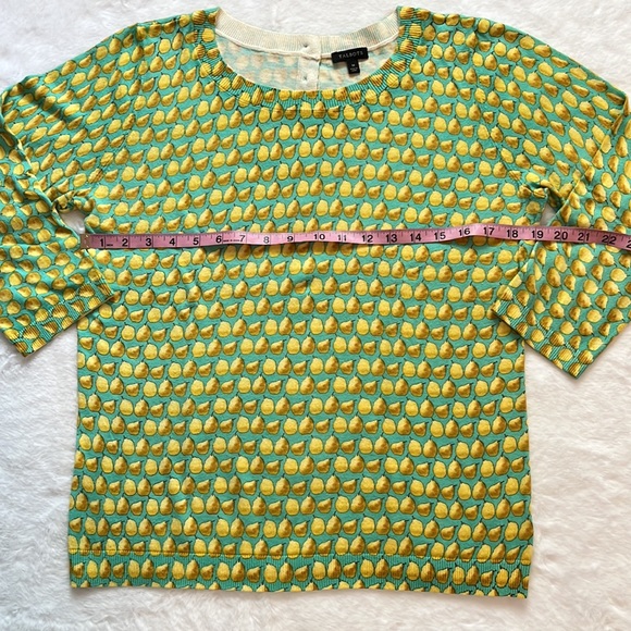 Talbots Pear Button Back Sweater - Picture 4 of 7